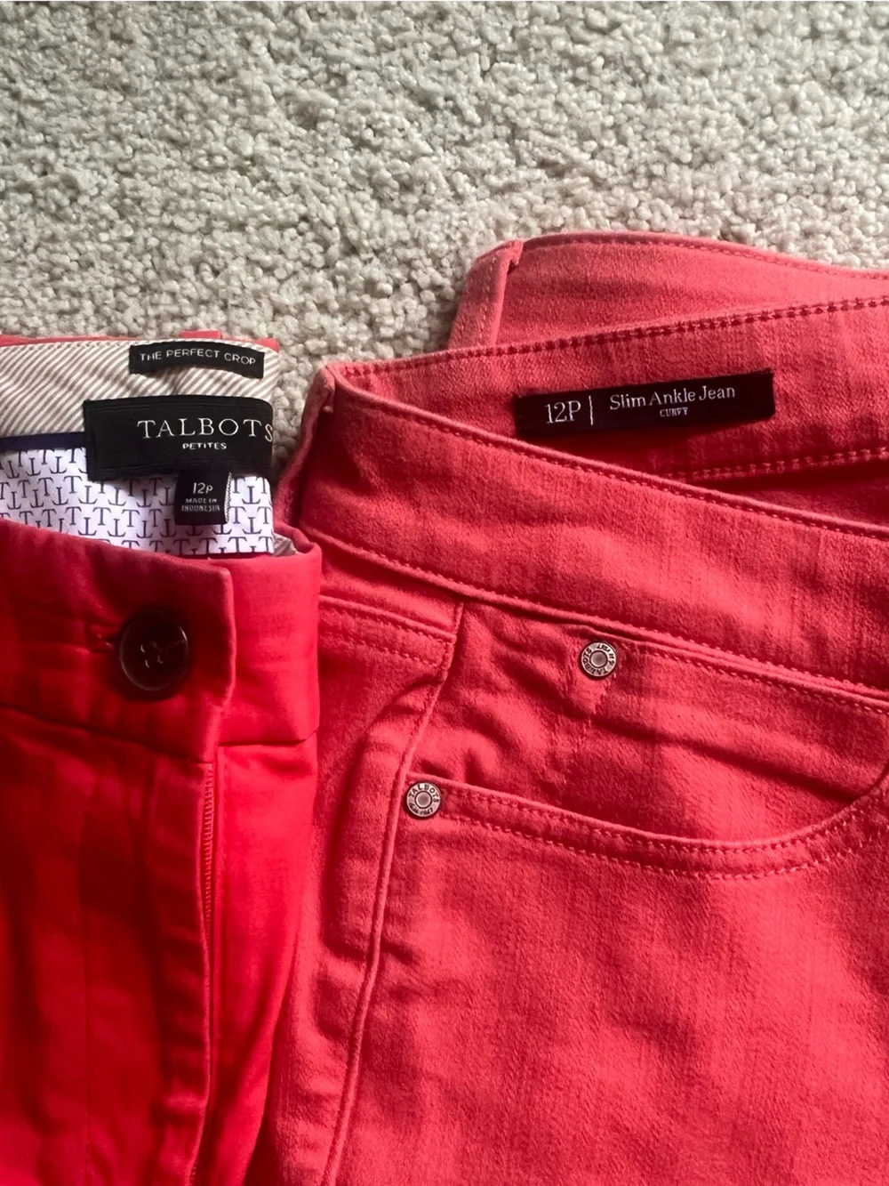 HUGE Lot of Talbot Crops and Pants all size 12P